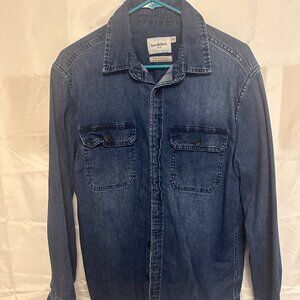 Goodfellow, Blue Denim, Men Medium long sleeve Button Down.